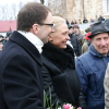 Leģionāru vidū Lestenes Brāļu kapos 2012. gada 16. martā.